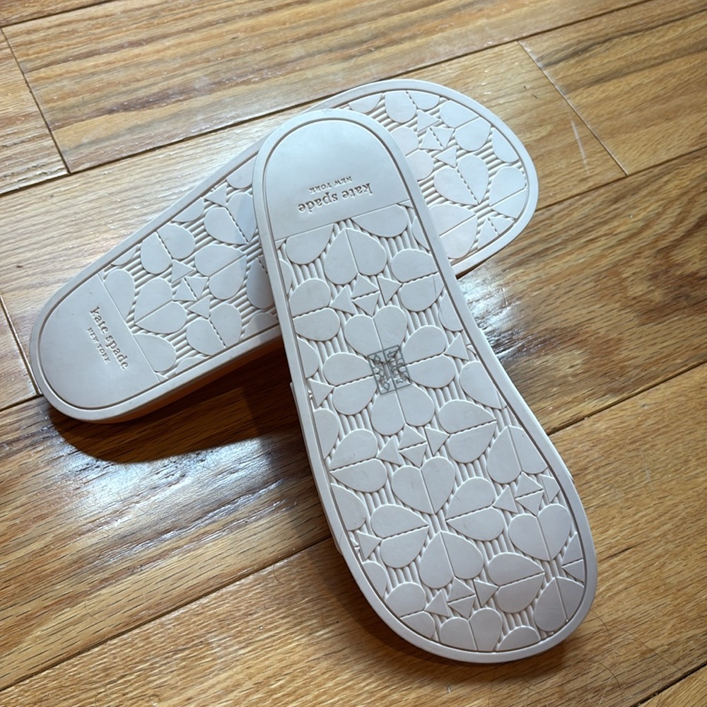 ♠️Kate Spade Brigitte Pool Slide, Sunset Blaze Orange - Picture 9 of 10
